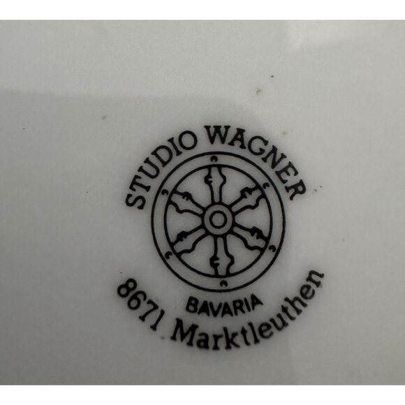 Studio Wagner Beer Stein W Pewter Lid Vintage - Picture 6 of 6